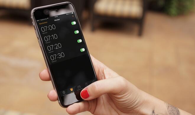Wecker in iOS