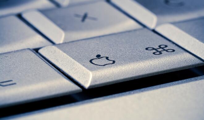 Tastatur eines alten Macs