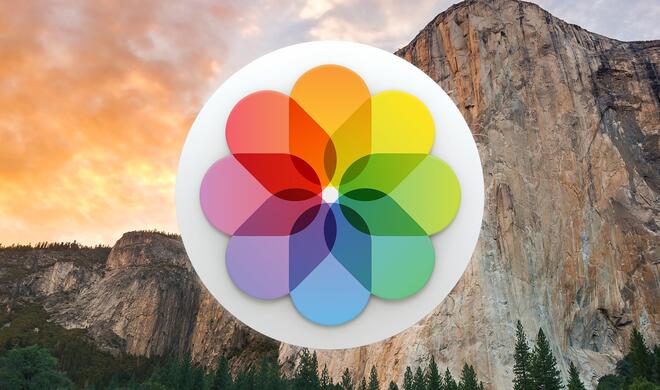 Mit der Fotos-App unter OS X El Capitan kann man Bilder bereits ganz gut bearbeiten...