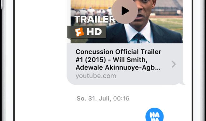 Nachrichten-App auf iPhone