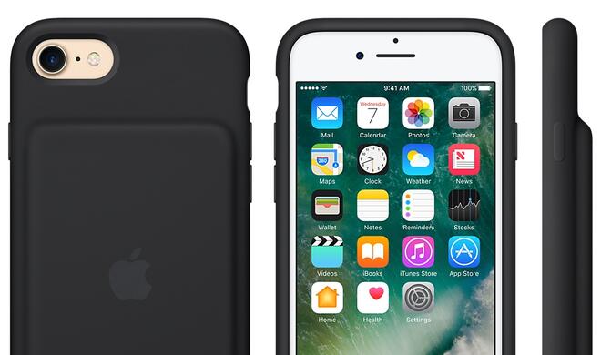 Das Smart Battery Case verdoppelt die Akkulaufzeit des iPhone 7