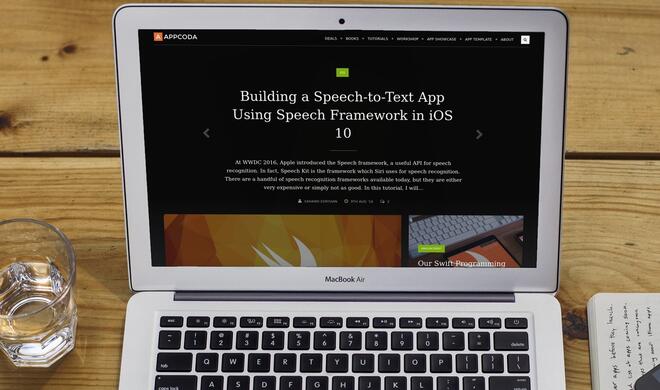 AppCoda auf dem MacBook