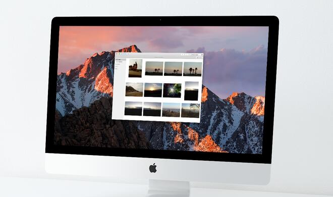 Fotos-App in macOS Sierra am iMac