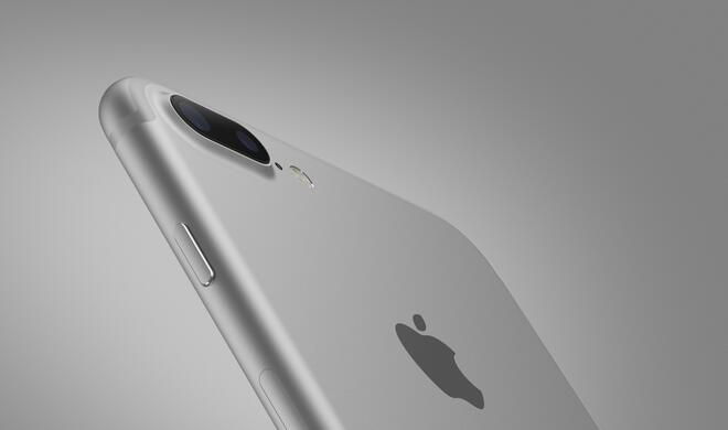 iPhone 7 Plus mit Dual-Kamera in Silber