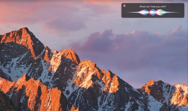 Siri in macOS Sierra