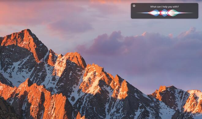 Siri in macOS Sierra