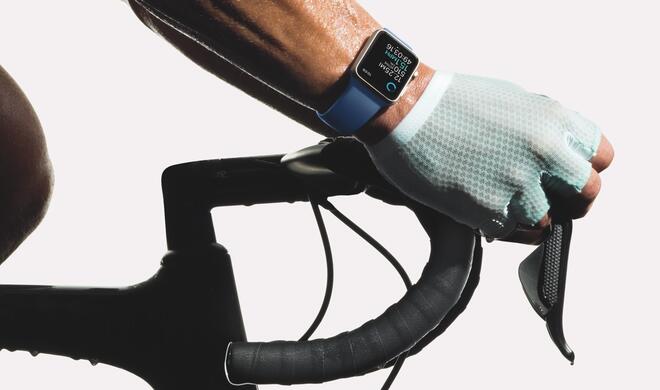 Apple Watch 2 auf dem Fahrrad