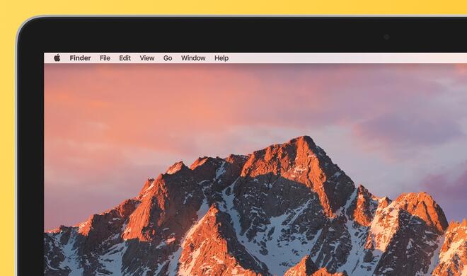macOS Sierra auf dem MacBook