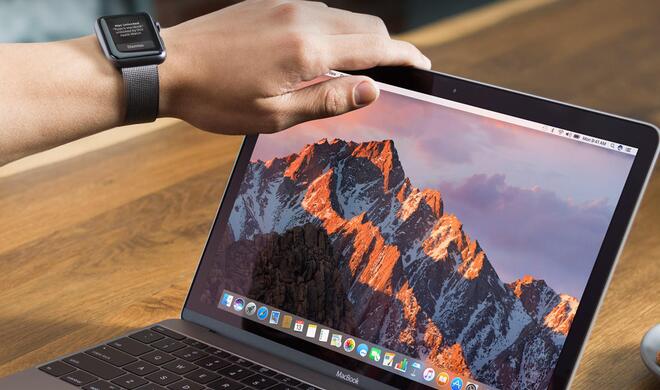 Apples Präsentation zeigte, wie man ein MacBook automatisch entsperrt.