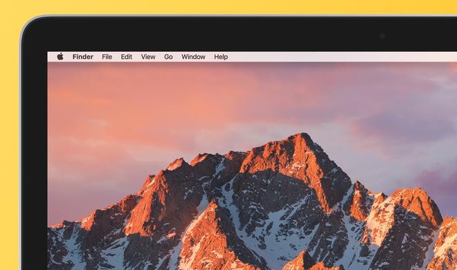 macOS Sierra auf dem MacBook