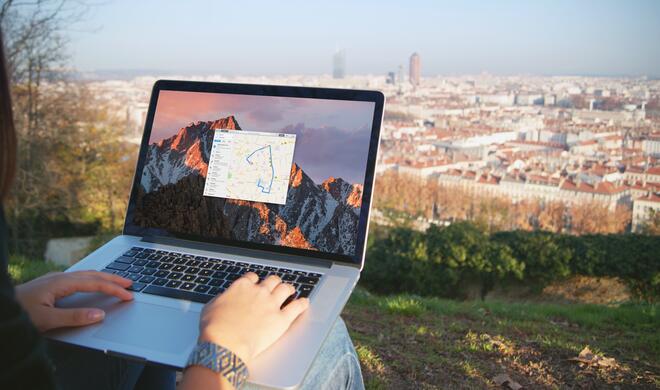 Siri startet Karten-Navigation am Mac