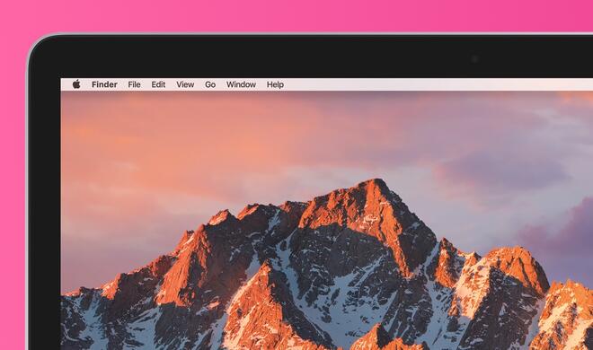 macOS Sierra auf dem MacBook