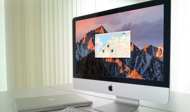 Orte-Album in Fotos-App in macOS Sierra