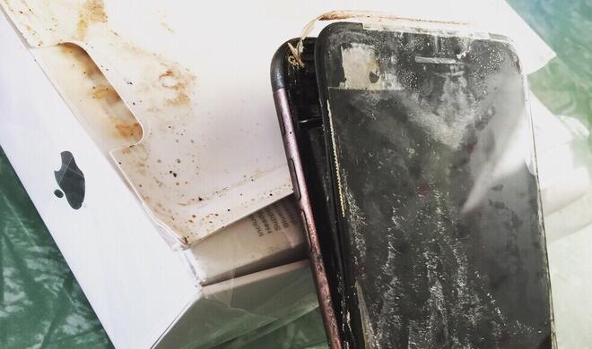 Explodiertes iPhone 7