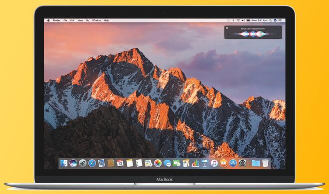 macOS Sierra auf dem MacBook