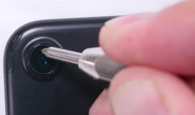 iPhone 7: Wie viel Saphirglas ist in der Kameraabdeckung?