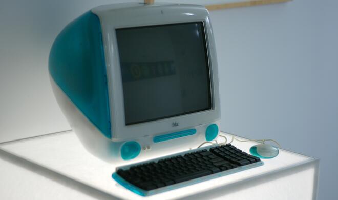 iMac G3 in einem Computermuseum in den USA