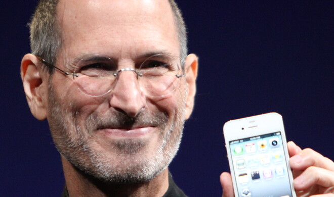 Steve Jobs auf einem Apple Special-Event