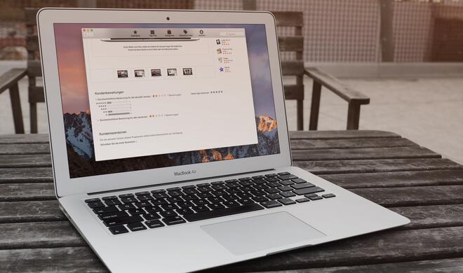 1,5 Sterne aus 7 Bewertungen: So „gut” finden Nutzer macOS Sierra.