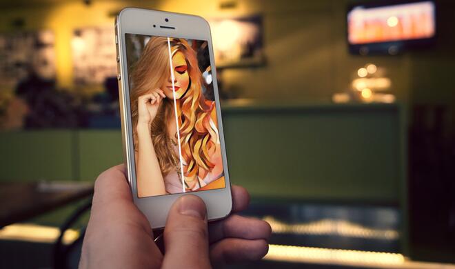 Prisma zeichnet Fotos und Videos nach