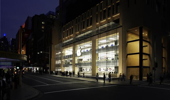 Im Bild: Der Apple Store in Sydney
