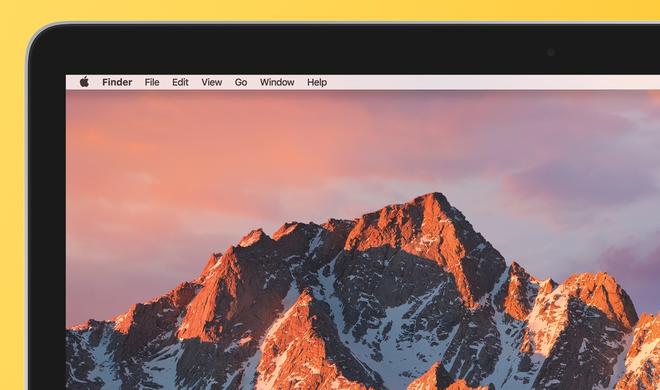 macOS Sierra auf dem MacBook