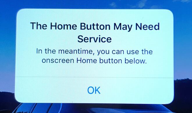 iPhone 7 mit defektem Homebutton