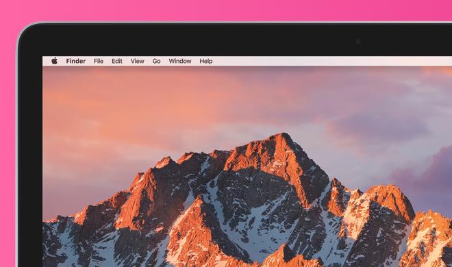 macOS Sierra auf dem MacBook