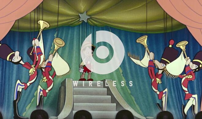 Pinocchio hat keine Fäden und die Beats-Kopfhörer keine Kabel