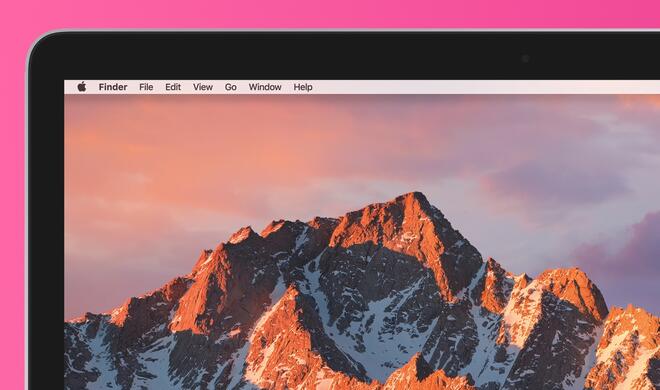 macOS Sierra auf einem MacBook
