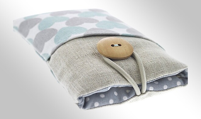 iPhone-Tasche mit Knopf