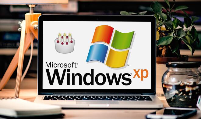 Windows XP wird 15 Jahre alt. Wir gratulieren.
