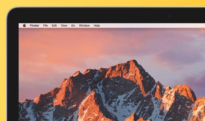 macOS Sierra auf dem MacBook