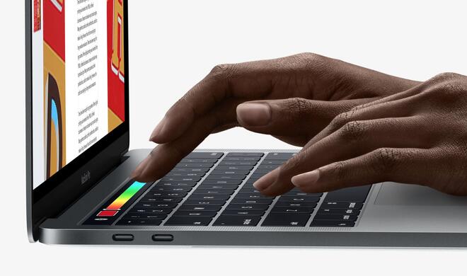MacBook Pro mit USB-Type-C-Buchsen