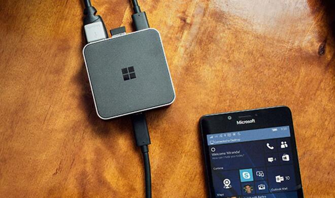 Das Display Dock ist eigentlich für Windows-10-Smartphones gedacht