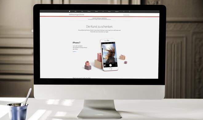 Weihnachtsgeschenke aus dem Apple Store