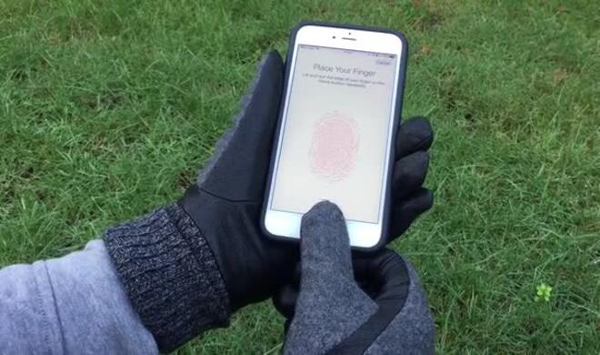 TAPS bedient Fingerabdruckscanner des iPhone