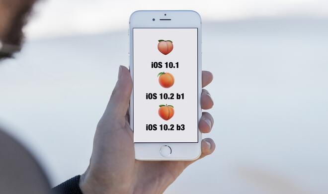 Peachgate in iOS 10.2 konnte gerade noch abgewendet werden
