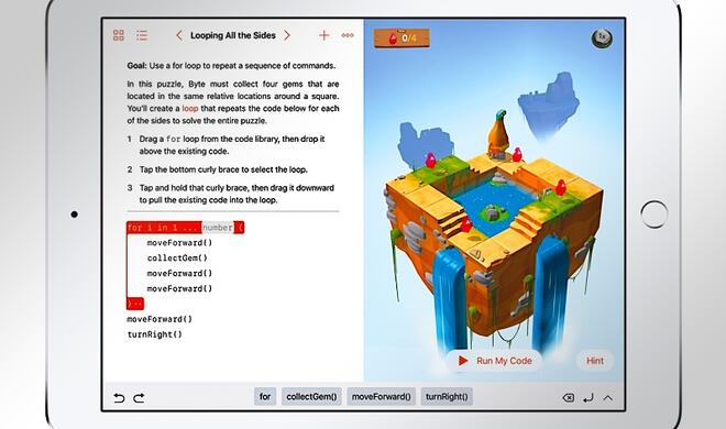 Swift Playgrounds auf dem iPad
