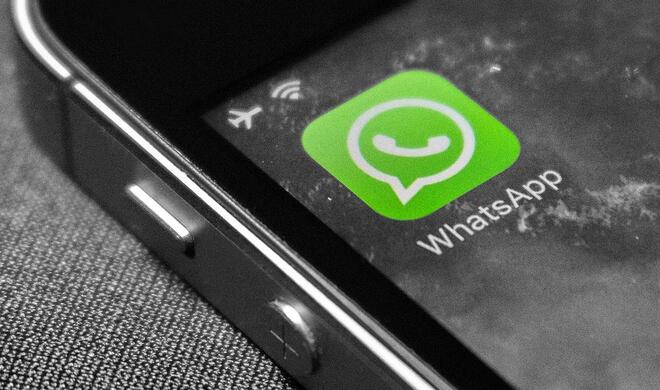 WhatsApp-Logo auf dem iPhone