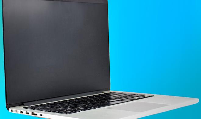 hardwrk Magnetic Privacy Filter auf einem MacBook Pro Retina