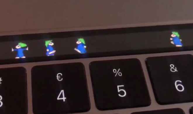 Lemminge auf der Touch Bar