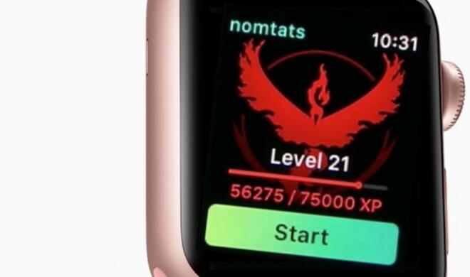 Pokémon Go auf der Apple Watch
