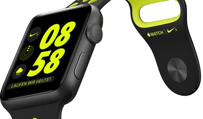 Laufen wir heute, fragt das Zifferblatt der Apple Watch Nike+