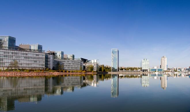 Der Espoo Innovation Garden nahe der Hauptstadt Helsiki gilt als das finnische Silicon Valley.