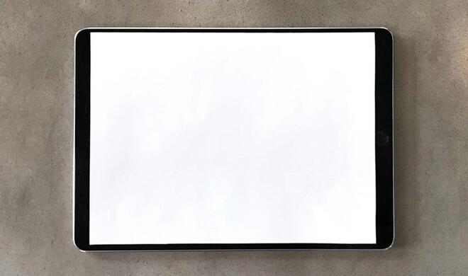 10,5-Zoll Papier auf kleinem iPad Pro gibt gute Vorstellung von der möglichen Größe