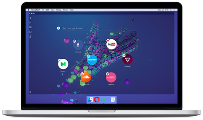 Der Opera Neon steht für macOS und Windows zur Verfügung