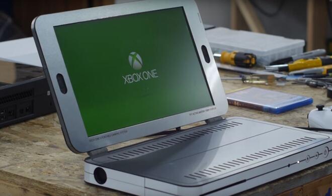 Die Xbox One S als Laptop