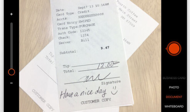 Office Lens für das iPad 