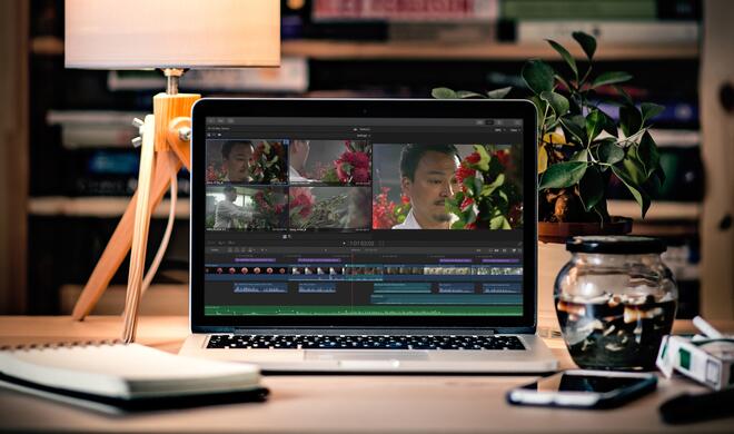 Final Cut Pro auf dem MacBook